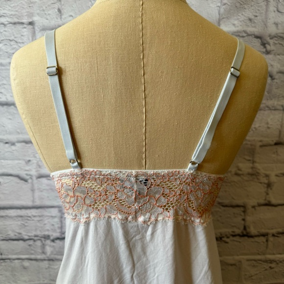 Cosabella Ice Blue/Light Gray Jersey Knit and Lace Camisole Women's Size Medium - Picture 4 of 10